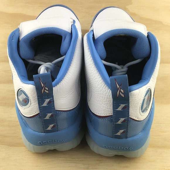 Reebok Iverson Legacy Blue White Basketball Shoes - Picture 8 of 9